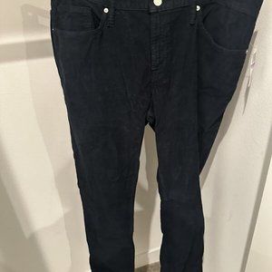 Frame corduroy Navy blue mens pants 38 LMH160 MSRP $228 NAVY LHOMME SLIM